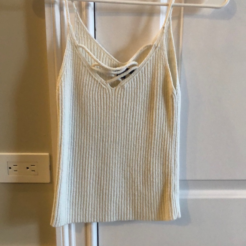 White tank top